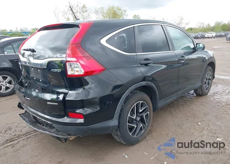 2016 Honda Cr-V Se z USA, uszkodzony, nr VIN 5J6RM4H4XGL037019